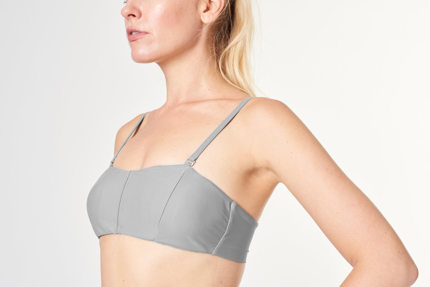 Gray Sports Bra