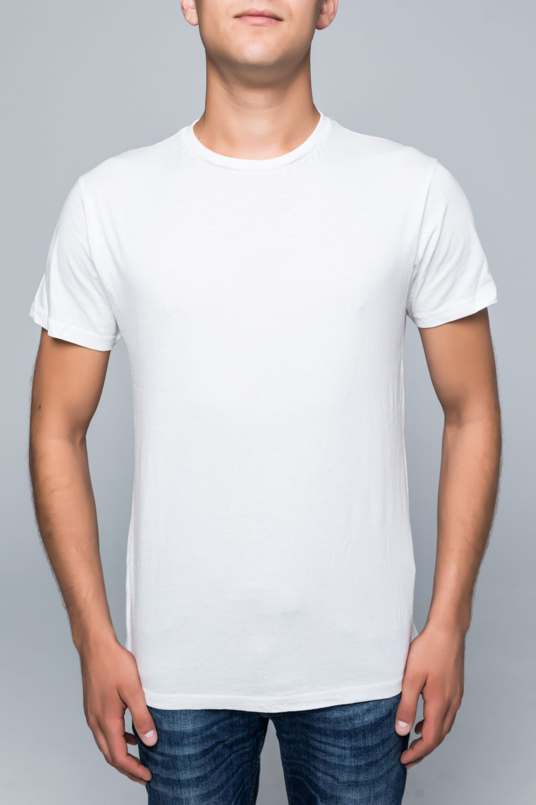 White Round Collar Shirt