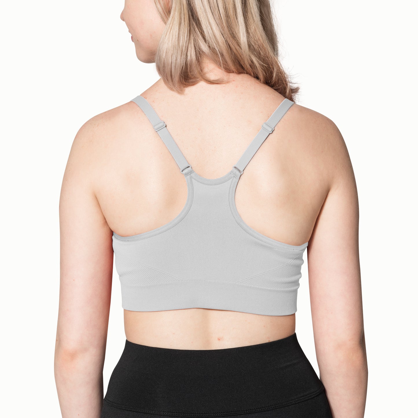 Gray Sports Bra