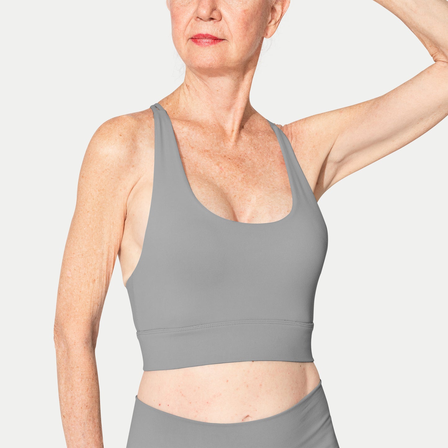 Gray Sports Bra